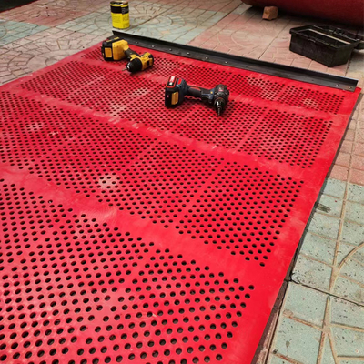 Ширина 1 м самоочищающаяся резиновая коврик для отделения тонкого материала