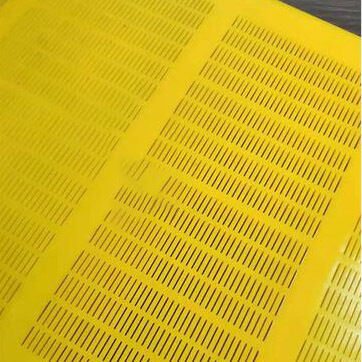 Износостойкие полиуретановые ситовые панели WS 85 для открытых горных работ 305x305 мм, крепление на рельсовое основание для обогащения угля